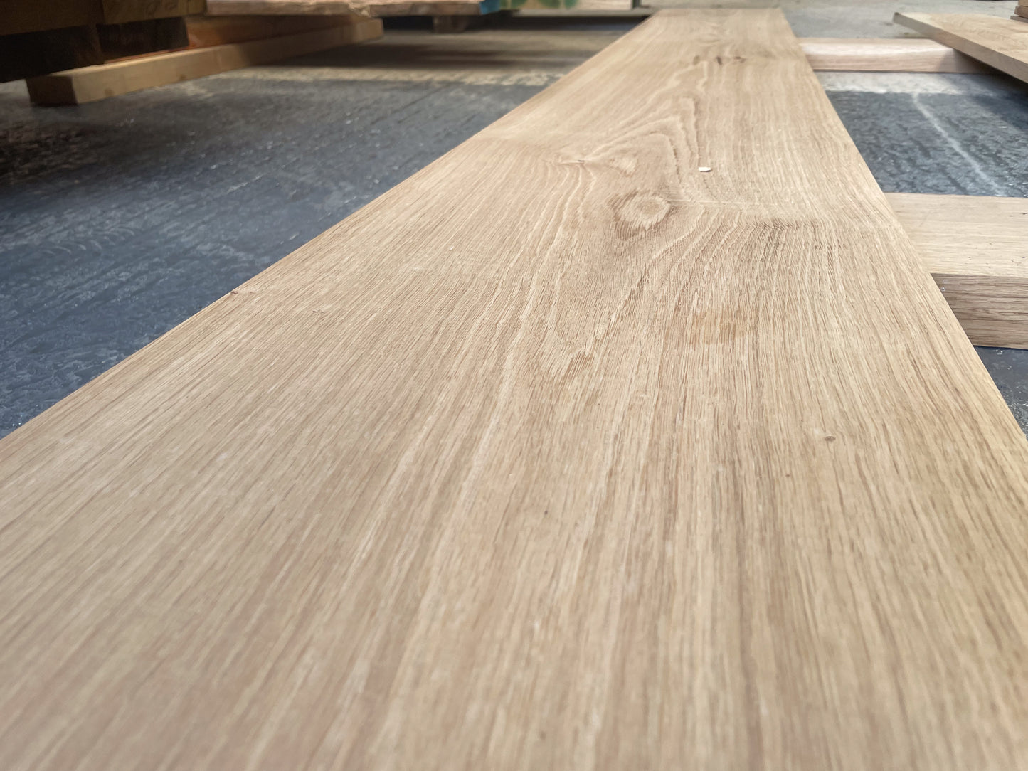 Planed American White Oak Boards