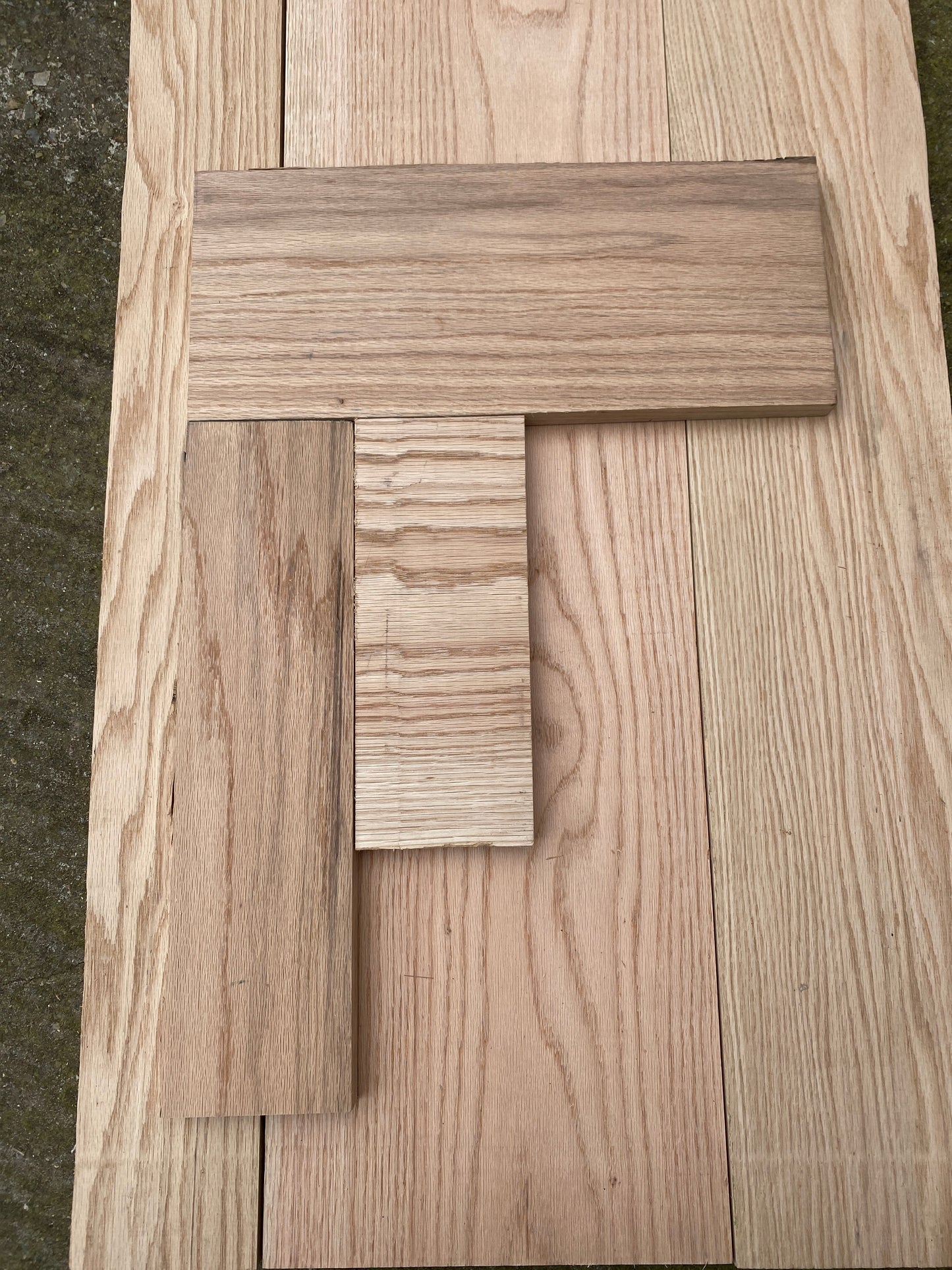 Planed American White Oak Boards