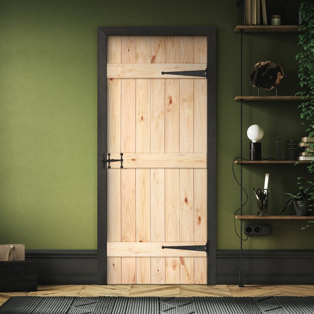 Scandinavian Pine Interior Ledge Doors