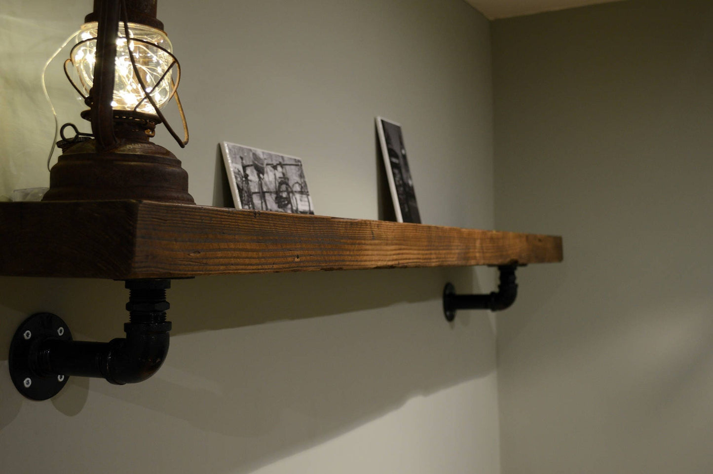 Orlo Reclaimed Pipework Shelves | 9 Inch Depth - FocusFive Designs