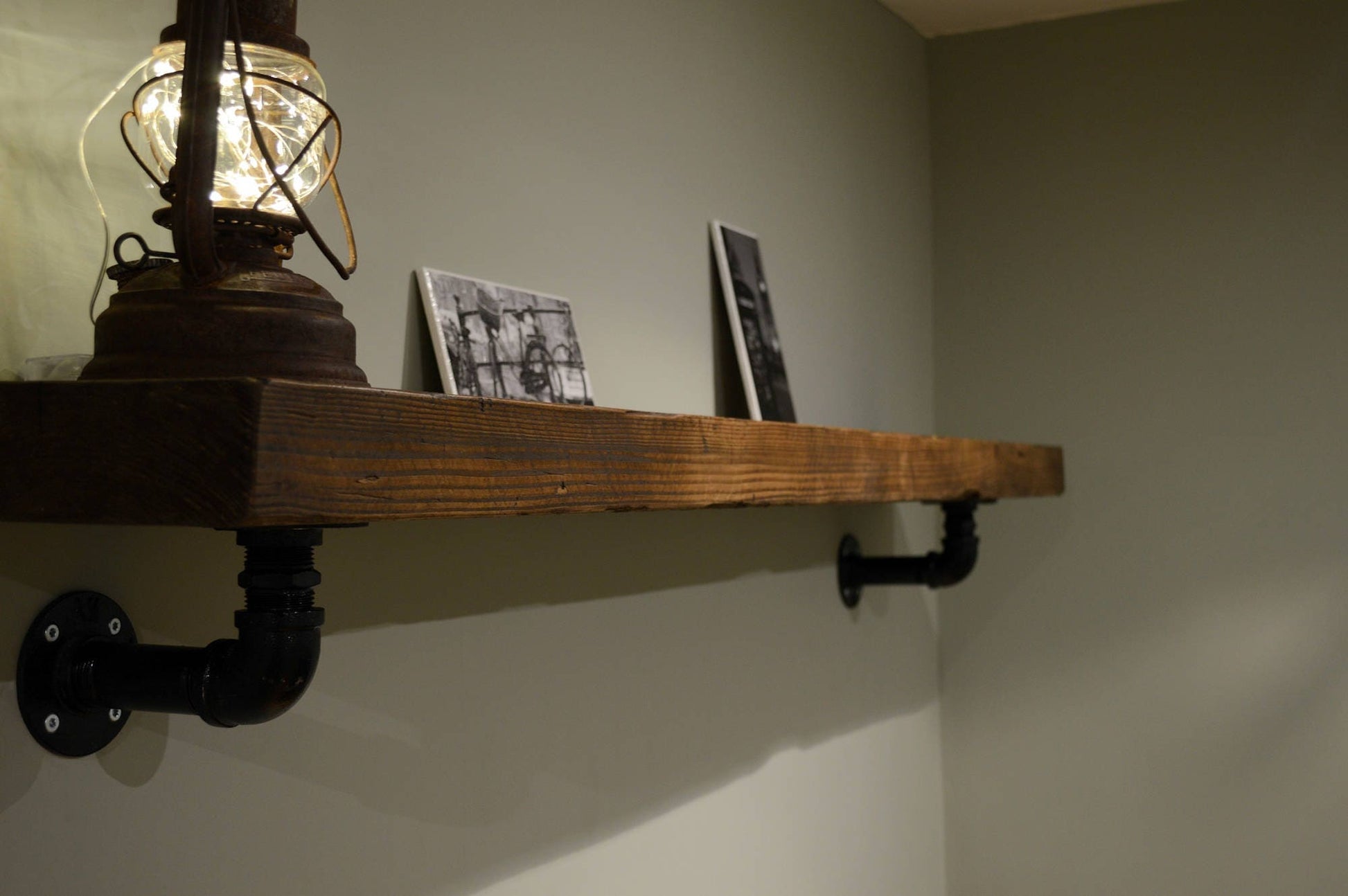 Orlo Reclaimed Pipework Shelves | 9 Inch Depth - FocusFive Designs