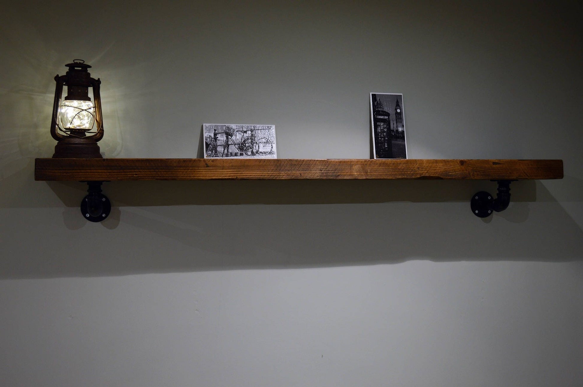 Orlo Reclaimed Pipework Shelves | 9 Inch Depth - FocusFive Designs