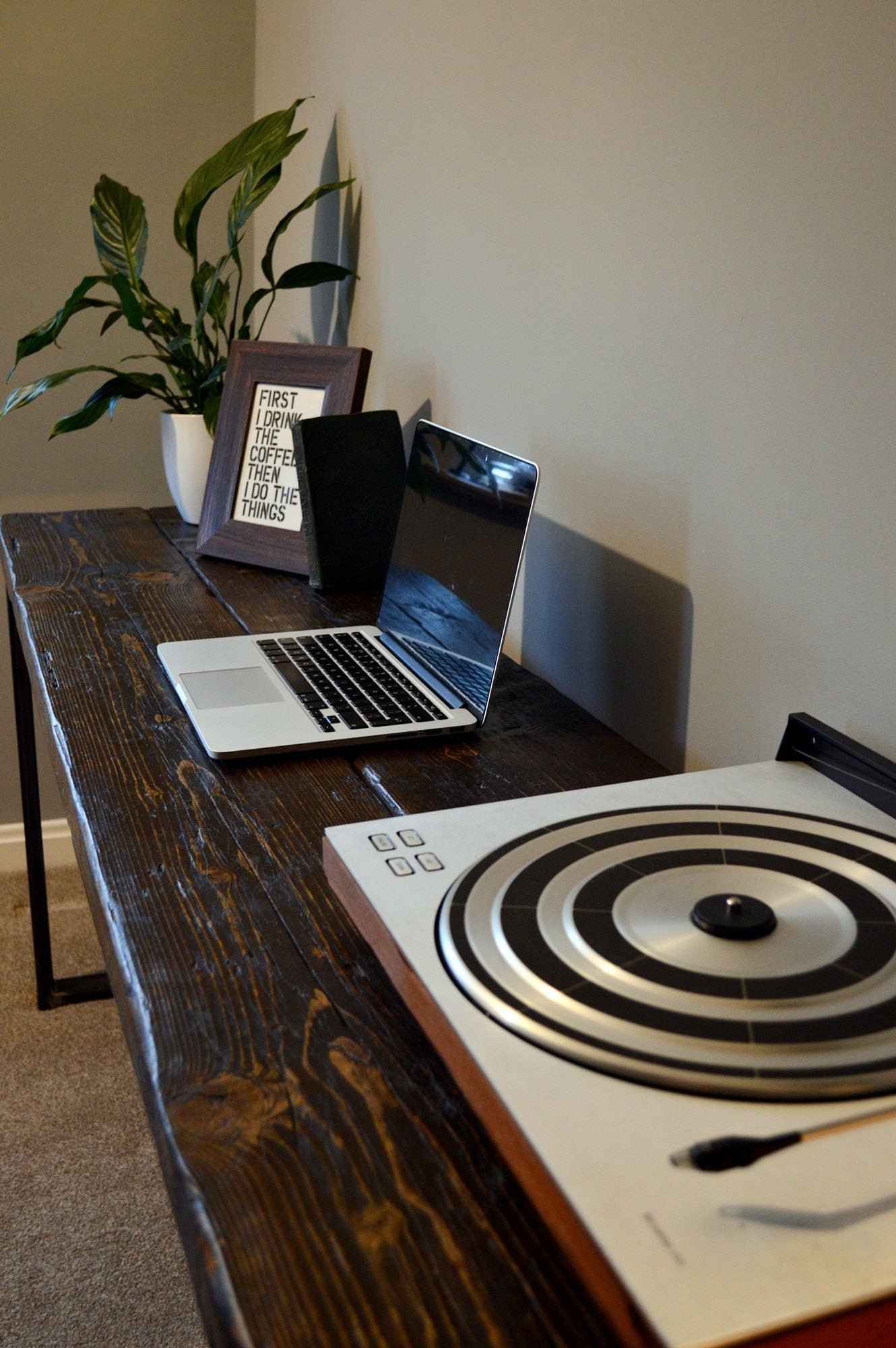 Prima Industrial Reclaimed Wood Desk - FocusFive Designs