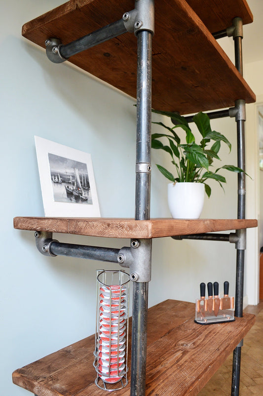 Mostra Industrial Pipework Shelving Unit