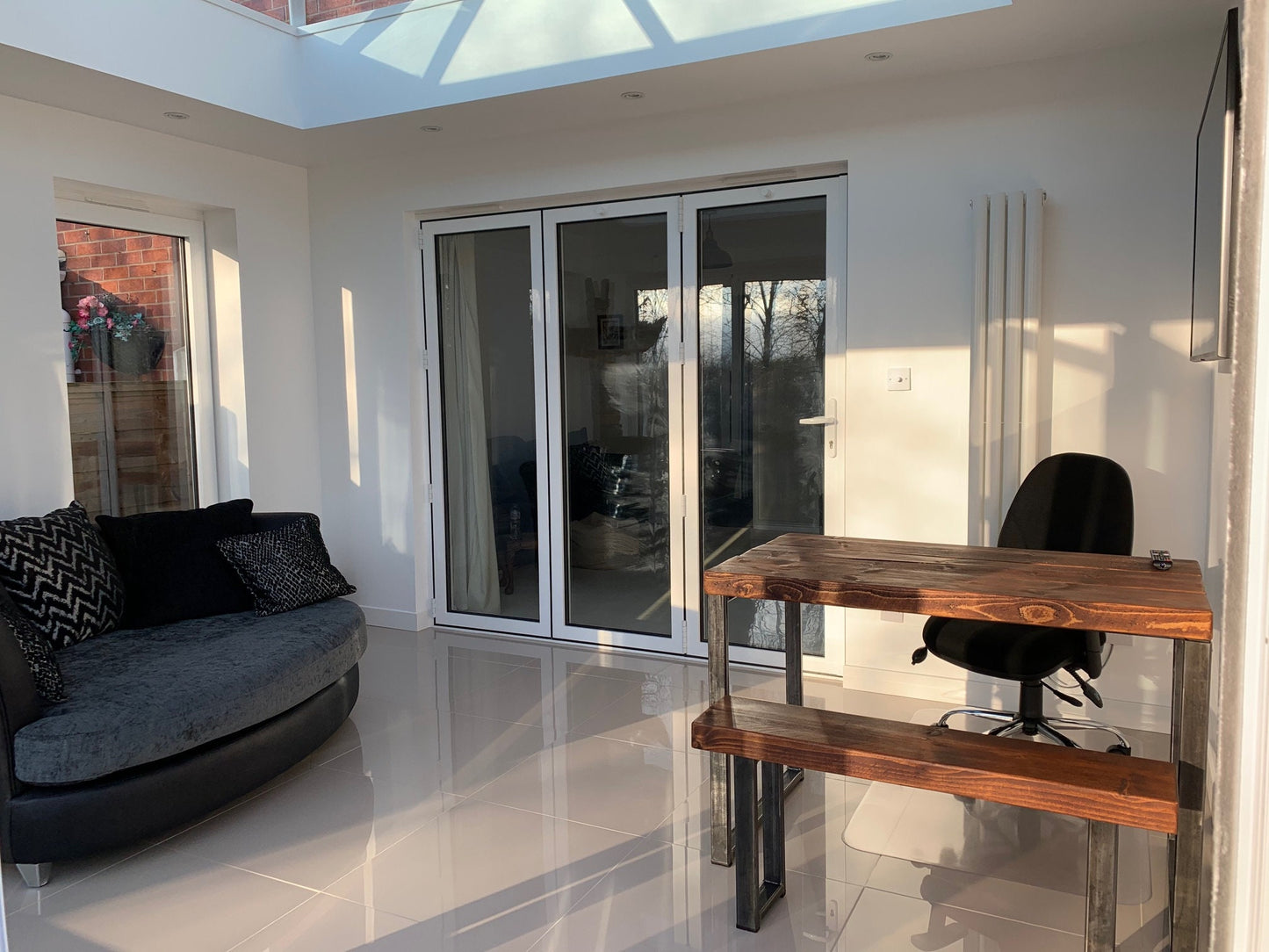 Prima Industrial Reclaimed Wood Dining Table - FocusFive Designs