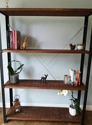 Cavo Industrial Cable Oak Bookcase