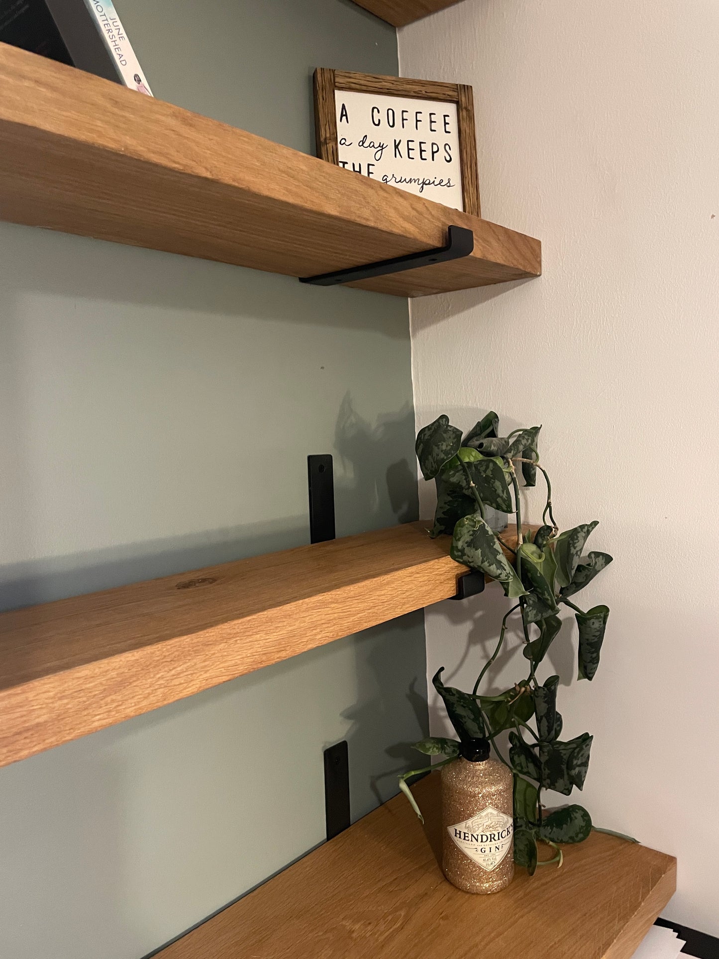 Chunky Solid Character Oak Shelves