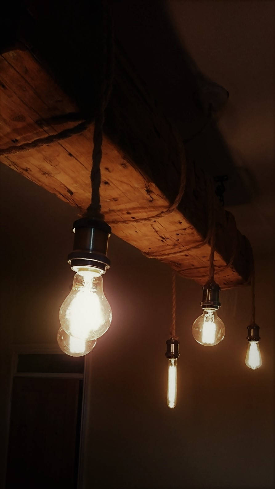 Reclaimed Industrial Beam Rope Light