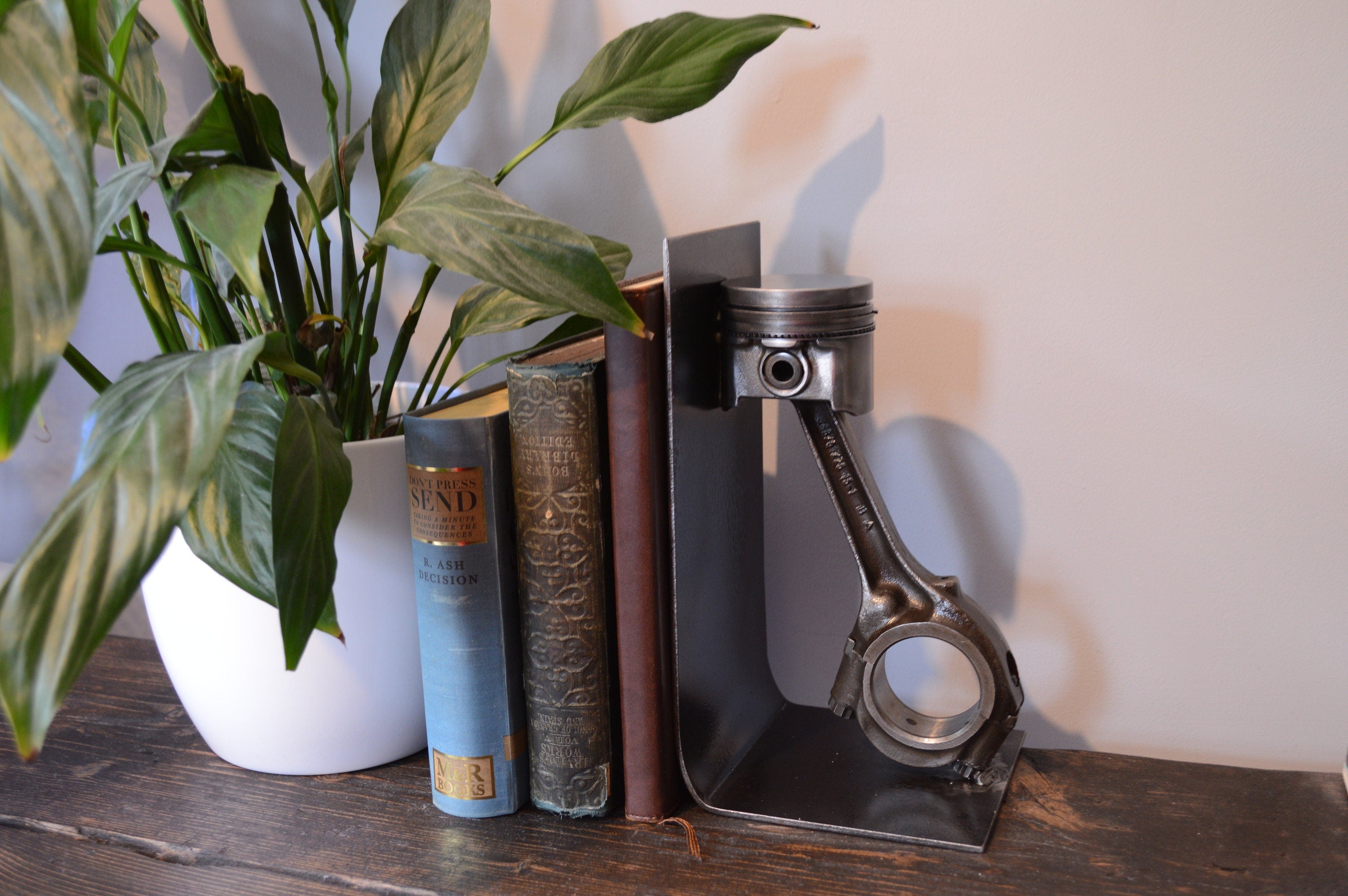 Engine Con Rod Table Industrial Engine Con Rod Book Ends – FocusFive Designs
