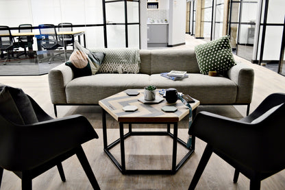 Favo Oak Parquet Coffee Table
