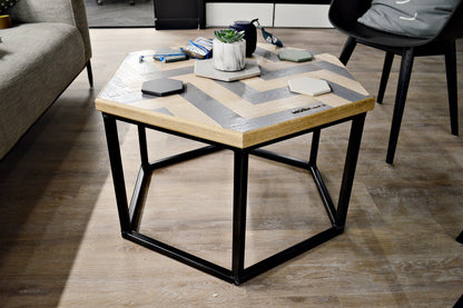 Favo Oak Parquet Coffee Table