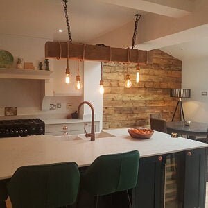 Reclaimed Industrial Beam Rope Light