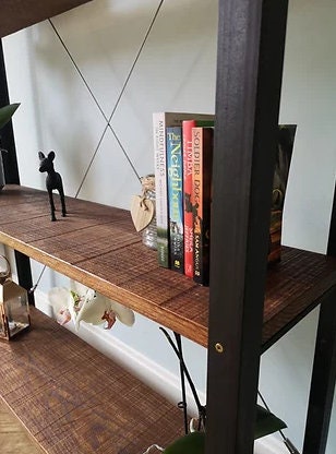 Cavo Industrial Cable Oak Bookcase - FocusFive Designs